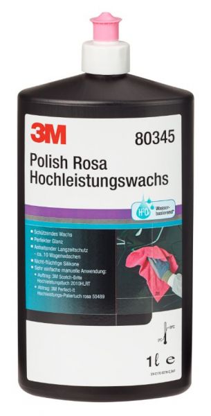 3M™ Polierpaste Polish Rosa Hochleistungswachs, 1L