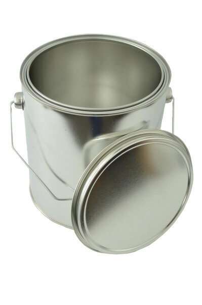 Leerdose Weißblech blank inkl. Deckel 3,0 Liter