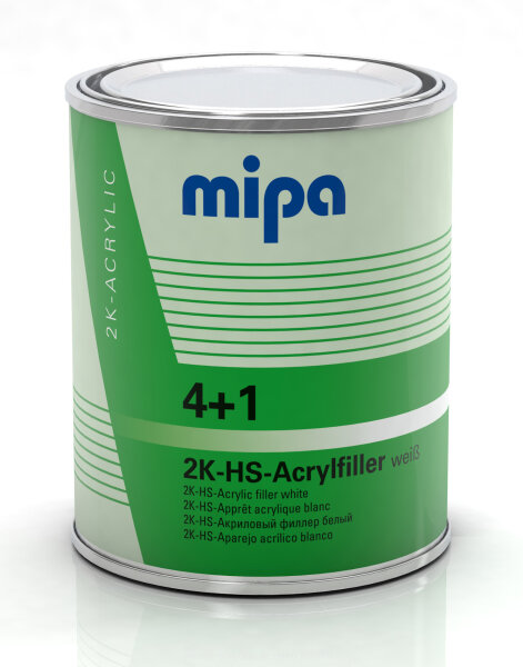 Mipa 4+1 Acrylfiller HS 1,0 Liter Weiß