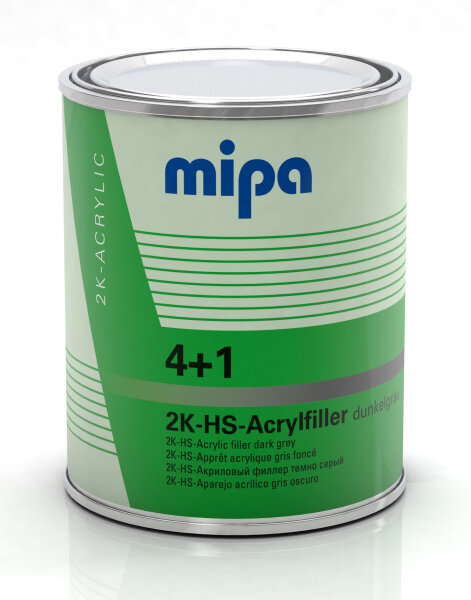 Mipa 4+1 Acrylfiller HS 1,0 Liter Dunkelgrau