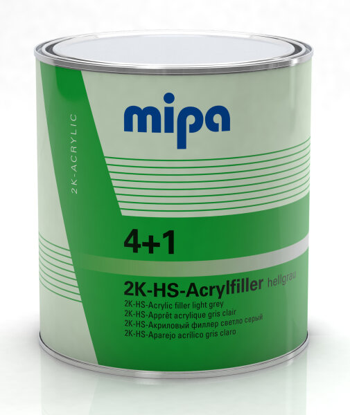 Mipa 4+1 Acrylfiller HS 3,0 Liter Hellgrau