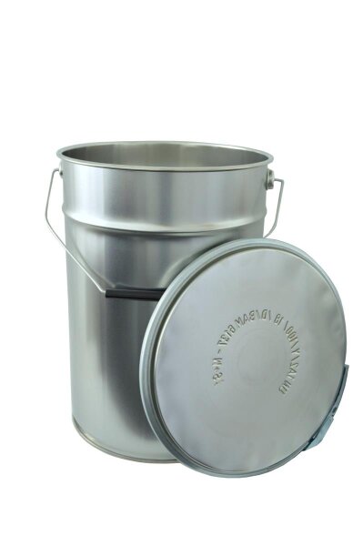 MP Leerdose Weißblech blank inkl. Deckel 20 Liter