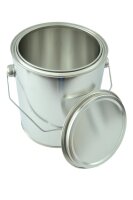 MP Leerdose Weißblech blank inkl. Deckel 2,0 Liter