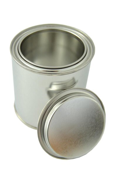 MP Leerdose Weißblech blank inkl. Deckel 0,25 Liter