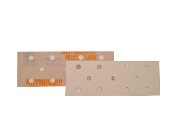 RHYNOGRIP White Line STREIFEN 70 x 198 mm Körnung: P 120, Lochung: 11H