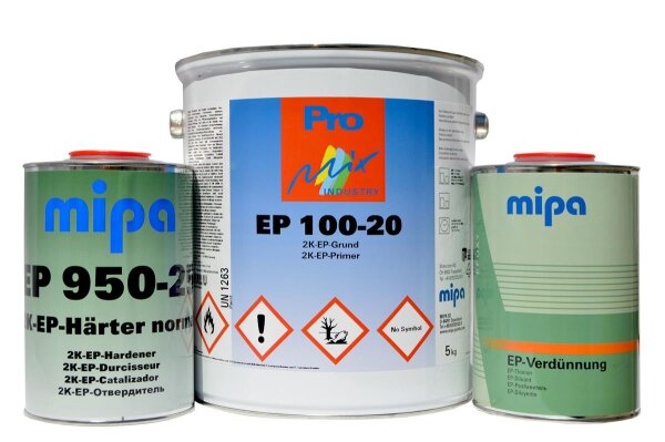 Mipa EP Kit 5+1+1 RAL 1015 Hellelfenbein